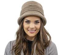 Vivisence Gorro De Invierno con Lana para Mujeres 7045, Beige,Talla Única