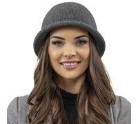Vivisence Gorro De Invierno para Damas 7044, Gris Oscuro,Talla Única