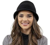 Vivisence Gorro De Invierno para Damas 7044, Negro,Talla Única