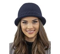 Vivisence Gorro De Invierno para Mujeres 7043, Azul Marino,Talla Única