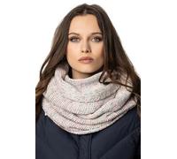 Vivisence Inviernales De Las Mujeres Bufanda Redonda Elegante Con Corte Clásico Hecha De Hilo Cálido Para Damas Ideal Para Los Días Fríos De Invierno Perfecta Para Cada, Blanco Melange,Talla Única