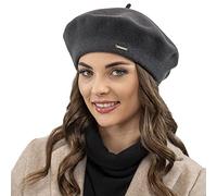 Vivisence Invierno Boina para Mujeres Clásica Y Elegante con Diseño Antiestático Invierno Y Actividades Al Aire Libre, Gris,Talla Única