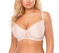 Vivisence Sujetador Acolchado Sin Costuras para Mujeres 1046, Beige,105C