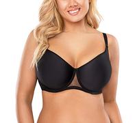 Vivisence Sujetador Acolchado Sin Costuras para Mujeres 1046, Negro,90H