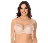 Vivisence Sujetador Semi-Acolchado con Motivo Floral para Mujeres 1045, Beige,100G