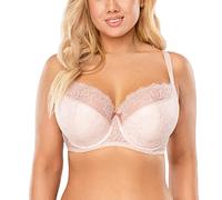Vivisence Sujetador Semi-Acolchado con Motivo Floral para Mujeres 1045, Rosa Claro,85G
