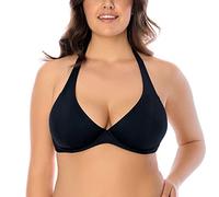 Vivisence Top De Bikini Blando para Mujeres 3215, Negro,100C