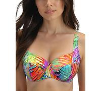 Vivisence Top De Bikini para Mujer Tirantes Ajustables Ideal para El Verano 3231, Naranja-Verde,95F