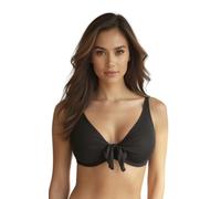 Vivisence Top De Bikini Sin Relleno Liso para Mujeres 3202, Negro,110C