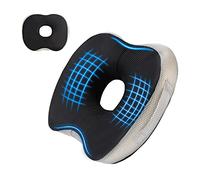 Vivisuyou Cojin Coxis Hemorroides, Cojín Silla Oficina Ortopédico, Donuts Cojin Antiescaras para Escritorio Silla Ruedas Asiento Coche, Almohada Viscoelástica Ergonómico, Alivio Cóccix y Ciática