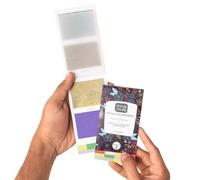 Viviva Colorsheets, hojas de colores con acuarela, 10 acuarelas vibrantes, para exteriores y viajes, colores metálicos