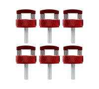 VIVIWI Construcción de aluminio resistente a la corrosión, juego de cierres rígidos, tornillos de pulgar de extracción rápida, anillos en D, adecuados para una fácil extracción