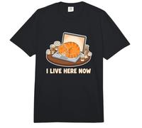 Vivo Aquí Ahora Cat Owner Desarrollador de Software Comfort Colors Adult Heavyweight T-Shirt