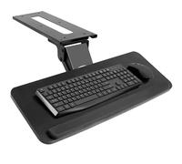 VIVO Bandeja de plataforma ajustable para teclado y mouse de computadora, ergonómica debajo de la mesa, estante debajo del escritorio (MOUNT-KB03B)