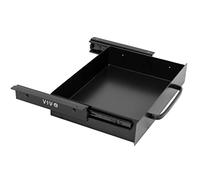VIVO Cajón deslizante extraíble de 13 pulgadas para escritorio de oficina, asa de tracción, organizador de almacenamiento para estación de trabajo de pie, negro, DESK-DR1H-B