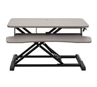 VIVO Convertidor de escritorio de 32 pulgadas, serie K, altura ajustable, elevador de sentado a pie, marco negro, DESK-V000KG