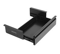 VIVO DESK-AC03A-B - Cajón deslizante extraíble para debajo del escritorio de 40 cm sin carcasa para escritorio de oficina, organizador de almacenamiento para estación de trabajo, color negro,