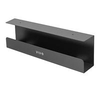 VIVO DESK-AC06-1C - Bandeja organizadora de Cables para Debajo del Escritorio, 42 cm, Soporte para regleta de alimentación, Organizador de Cables, domador de Cables para Oficina y hogar, Color Negro