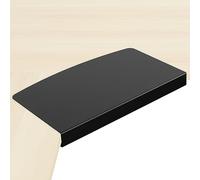 VIVO DESK-AC07S - Plataforma de Conector de Escritorio de Esquina de 17 Pulgadas para Montar bandejas de Teclado Debajo del Escritorio en Estaciones de Trabajo en Forma de L, Color Negro