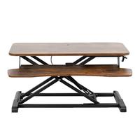 Vivo DESK-V000KN Convertidor de Escritorio de 81,3 cm, Serie K, Elevador para Usar Sentado o de pie Ajustable en Altura, estación de Trabajo de Doble Monitor y Ordenador portátil con Bandeja Amplia