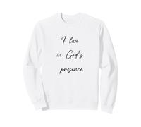 Vivo en la Presencia de Dios - Dichos de la Biblia Cristiana Sudadera