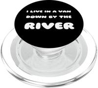 Vivo en una Furgoneta por el río | Cita Graciosa PopSockets PopGrip para MagSafe