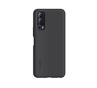 VIVO Funda de Silicona para Smartphone Y72 5G, Funda de Silicona Suave para una protección Integral, Funda Delgada antigolpes, Color Negro