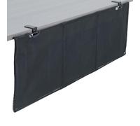 Vivo Funda organizadora de privacidad y gestión de Cables de 48 Pulgadas, Sistema de Panel de ocultación de Alambre, Falda de Escritorio, Negro, DESK-SKIRT-48P