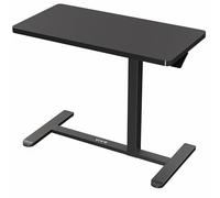 VIVO Mesa Auxiliar Móvil de 81 x 41 cm para Sofá, Mesa de Ordenador Portátil Ajustable en Altura para Cama o Sillón Reclinable, Negro, CART-V02L