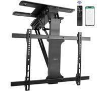 VIVO Mount E-FD70S - Soportes TV, Soporte de Techo Giratorio Eléctrico para Pantallas de 32 a 70 Pulgadas, Montaje VESA de Techo Plano Motorizado Grande, Paquete Maestro, Negro