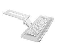 VIVO MOUNT-KB03W - Bandeja con Plataforma Ajustable para Teclado y ratón de Ordenador, 63,5 x 25,4 cm, ergonómica, Estante Tipo cajón para Montar Debajo de la Mesa o el Escritorio, Blanco