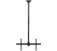 VIVO MOUNT-VC90-5 - Soporte de techo para televisores de 37 a 90 pulgadas, ajuste de altura telescópico con poste de extensión de 5 pies, se adapta a techo inclinado/abovedado, VESA hasta 800x400,