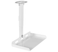 VIVO MOUNT-VP08W - Soporte universal para bandeja de proyector extensible en techo, proyección ajustable en altura, instalación sin agujeros, enrutamiento de cables ocultos, blanco