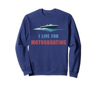 Vivo para el Motorboating Velero Capitán del Mar Sudadera