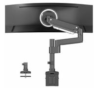 VIVO Soporte de Escritorio con Brazo de Resorte neumático de Aluminio Poste de extensión, se Adapta a una Pantalla de hasta 35 Pulgadas (STAND-V101GT)
