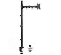 VIVO Soporte de escritorio extra alto para monitor de 13 a 27 pulgadas con poste de 99 cm, brazo extendido totalmente ajustable, para 1 pantalla, STAND-V011