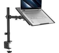 VIVO Soporte de Escritorio para portátil Individual - Extensión Totalmente Ajustable con Abrazadera C (STAND-V001L)