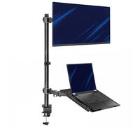 VIVO Soporte de Escritorio para portátil y Monitor LCD de 13 a 32 Pulgadas, Soporte Ajustable Extra Alto, se Adapta a portátiles de hasta 17 Pulgadas (STAND-V012C)
