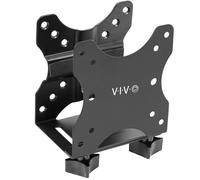 VIVO Soporte de montaje ajustable para mini PC Thin Client, soporte de computadora VESA para CPU debajo del escritorio y monitor de brazo, negro, MOUNT-PC05C