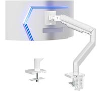VIVO Soporte Premium para Monitor, Brazo con Tensión de Alta Resistencia para Pantallas de hasta 49 Pulgadas, Blanco, STAND-V101VW