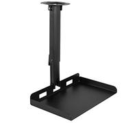 VIVO Soporte universal para bandeja de proyector extensible de techo, proyección ajustable en altura, instalación sin agujeros, enrutamiento de cables oculto, negro, MOUNT-VP08B