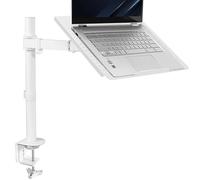 VIVO STAND-V001LW - Soporte de Escritorio para Laptop, extensión Totalmente Ajustable con Abrazadera en C, Color Blanco