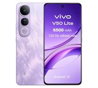 VIVO V50 Lite 4G Smartphone 8GB 256GB, 120Hz 6.77" AMOLED, 6500mAh Batería, Cámara Triple de 50 MP, MediaTek Dimensity 6300, Android 15, Dual Sim, NFC, Morado