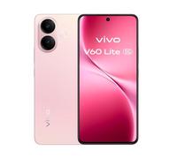 vivo V60 Lite Móvil 5G, 12+12GB RAM extendida 512GB ROM, Dimensity 7360-Turbo, Cámara 50MP, Vídeo 4K, Pantalla 6,7’’ 120 Hz AMOLED, Batería 6500 mAh, Carga rápida 90W, telefono móvil con IA, Pink