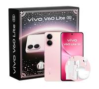 vivo V60 Lite Móvil 5G, 8+ 256GB ROM, Dimensity 7360-Turbo, Cámara 50MP, Vídeo 4K, Pantalla 6,7’’ 120 Hz AMOLED, Batería 6500 mAh, 90W Cargador+Auriculares Buds air3, telefono móvil con IA, Pink