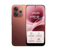 vivo V70 5G Smartphone, 8+512G, cámara superteleobjetivo ZEISS de 50 MP, vídeo 4K, Pantalla OLED Ultra nítida de 6,59" y 1,5K, 6500 mAh, Lector de Huellas Digitales 3D, IP68 e IP69, móvil Android 16