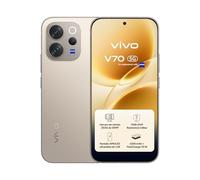 vivo V70 5G Smartphone, 8+512G, cámara superteleobjetivo ZEISS de 50 MP, vídeo 4K, Pantalla OLED Ultra nítida de 6,59" y 1,5K, 6500 mAh, Lector de Huellas Digitales 3D, IP68 e IP69, móvil Android 16