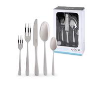 vivo - Villeroy & Boch Group - Cubertería Voice Basic, 30 Piezas, Para Hasta 6 Personas, Acero Inoxidable, Inoxidable, Apta Para Lavavajillas