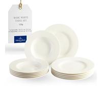 vivo - Villeroy & Boch Group vivo | Villeroy & Boch Group Basic White set de mesa de 12 piezas CE