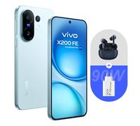 VIVO X200 FE 5G Smartphone 12 GB 512 GB, Cámara Profesionales ZEISS de 50 MP con IA,Mediatek Dimensity 9300+,6500 mAh,LTPO de 6,31" 120Hz,IP69,Android 15(con Auriculares TWS 3e & Cargador 90W),Azul